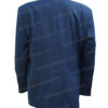 I Care a Lot Rosamund Pike Suiting Fabric Blue Blazer Back