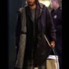 Keanu Reeves The Matrix 4 Neo Black Hooded Cotton Coat