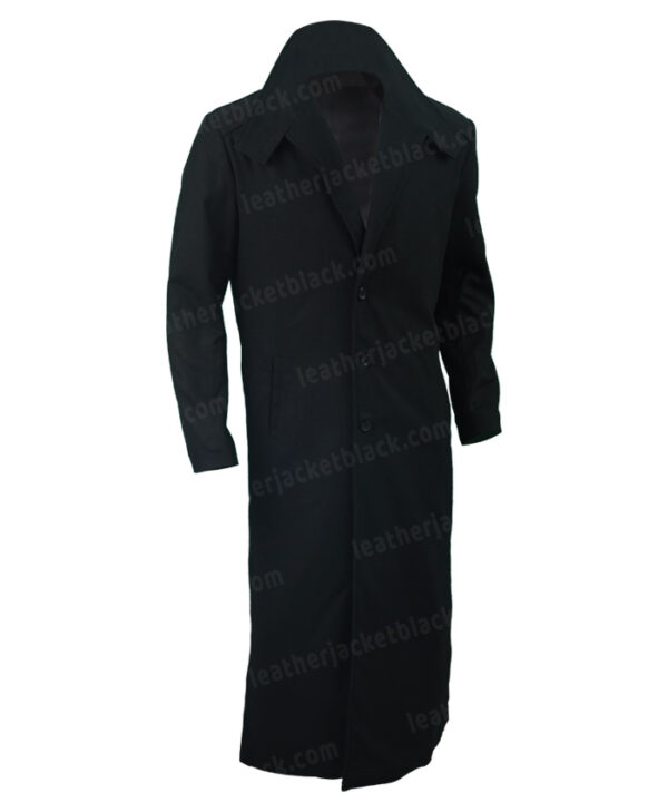 Matrix 4 Neo Black Wool Coat