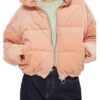 Midnight Mass Leeza Pink Corduroy Puffer Jacket