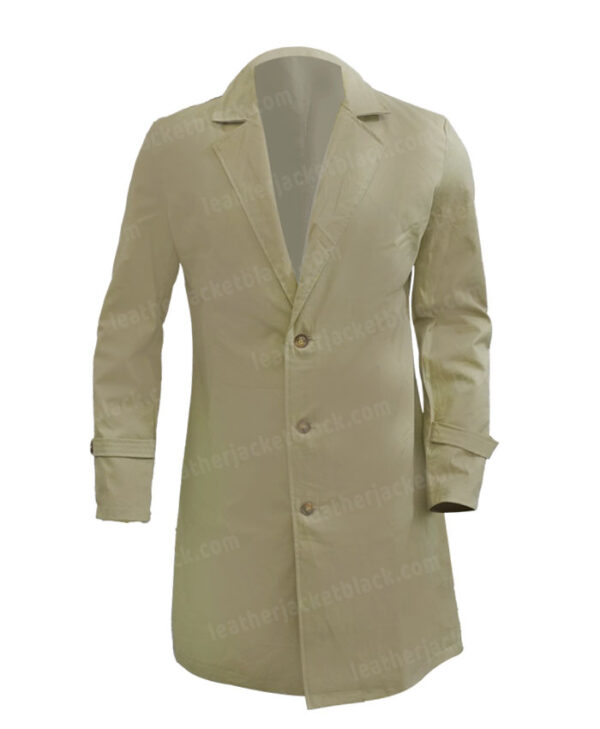 No Time To Die James Bond Duster Tan Coat Front