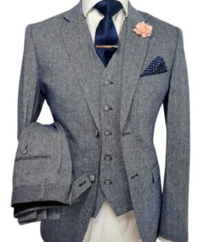 Peaky Blinders Cillian Murphy Grey Three Piece Suit Front