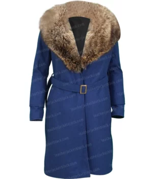 Peaky Blinders S05 Ada Shelby Fur Collar Trench Coat Image