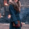 Peaky Blinders S05 Sophie Rundle Fur Collar Trench Coat