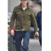 Red Notice 2021 Ryan Reynolds Green Suede Leather Jacket 2