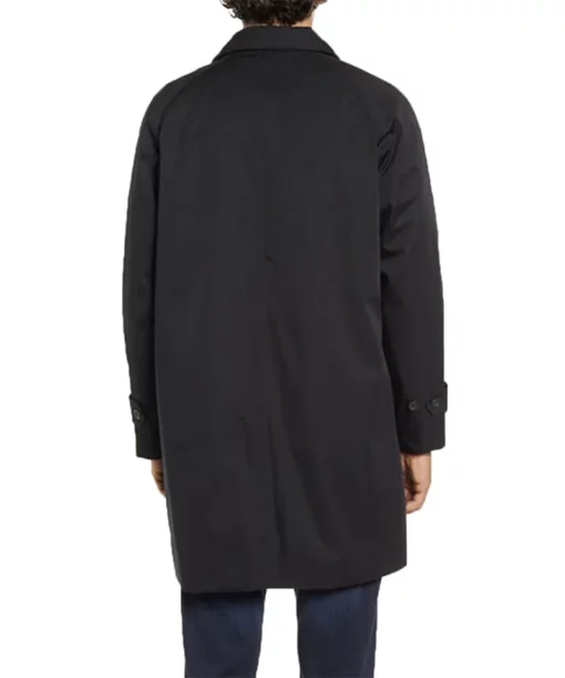Reminiscence Nick Bannister Mid Length Black Coat back
