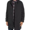 Reminiscence Nick Bannister Mid Length Black Coat front