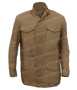 Shameless Phillip Gallagher Brown Cotton M-65 Jacket Front
