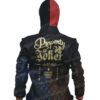 Suicide Squad Harley Quinn Daddy’s Lil’ Monster Quilted Jacket Back