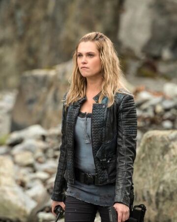 The 100 Clarke Griffin Quilted Leather Black Jacket 2