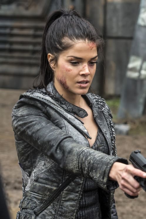 The 100 Octavia Blake Black Quilted Leather Jacket Front