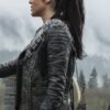 The 100 Octavia Blake Black Quilted Leather Jacket Side