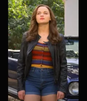 The Kissing Booth 3 Joey King Black Leather Jacket