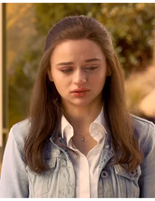 The Kissing Booth 3 Joey King Cropped Blue Denim Jacket 2