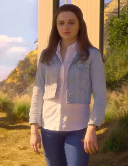 The Kissing Booth 3 Joey King Cropped Blue Denim Jacket