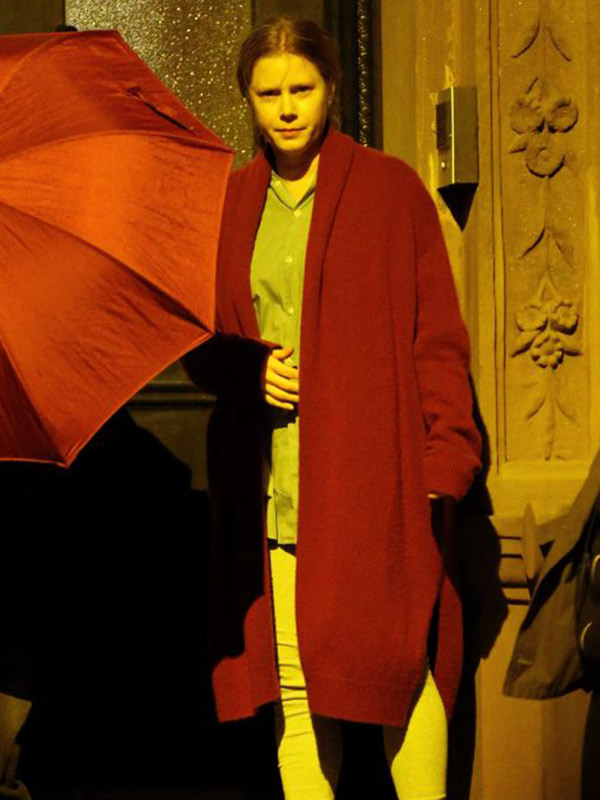 The Woman In The Window Anna Fox Red Long Fleece Coat
