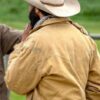 Yellowstone Denim Richards Yellow Cotton Jacket Back