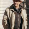 Yellowstone John Dutton Beige Cotton Jacket