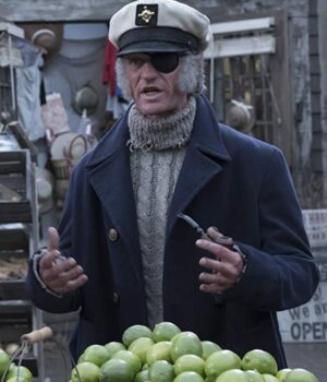 A Series of Unfortunate Events Count Olaf Blue Wool Trench Coat