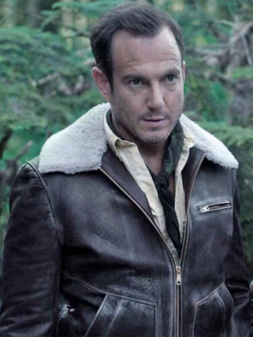 A Series of Unfortunate Events Will Arnett Brown Leather Jacket