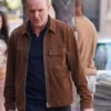 Agents Of Shield Clark Gregg Brown Suede Leather Jacket