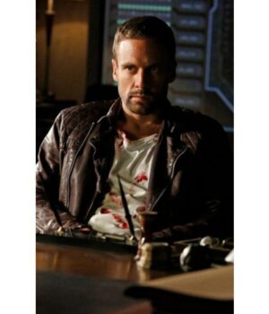 Agents of Shield S02 Lance Hunter Brown Leather Jacket