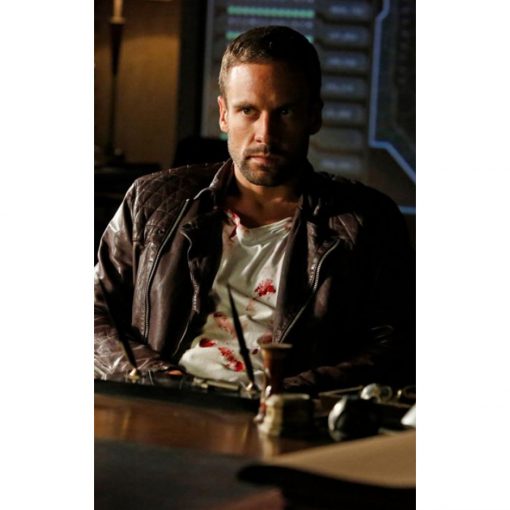 Agents of Shield S02 Lance Hunter Brown Leather Jacket