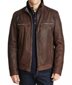 Brett Dalton Agents of Shield Brown Leather Jacket