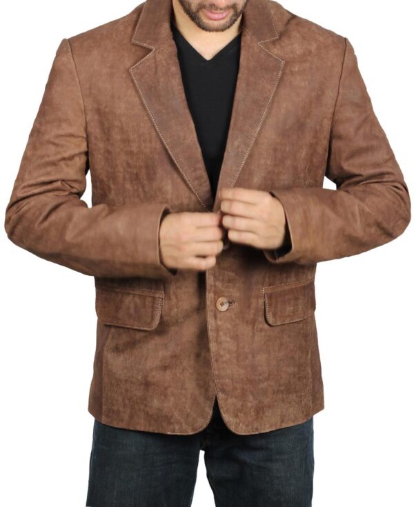 Brown Blazer Jacket For Men