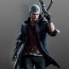 Devil May Cry 5 Nero Wool Blue Denim Quilted Hooded Coat