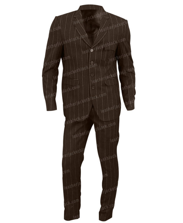 Doctor Who The Tenth Doctor Suiting Fabric Brown Suit Front