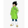 Dragon Ball Super Sab Long Green Leather Coat
