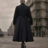 Fantastic Beasts 2 Gellert Grindelwald Black Wool Trench Coat Back