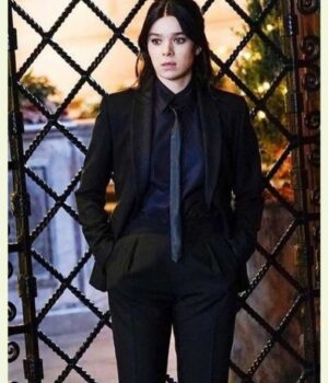 Hawkeye Hailee Steinfeld Black Suiting Fabric Blazer