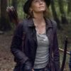 Maggie Rhee The Walking Dead S10 Brown Cotton Jacket
