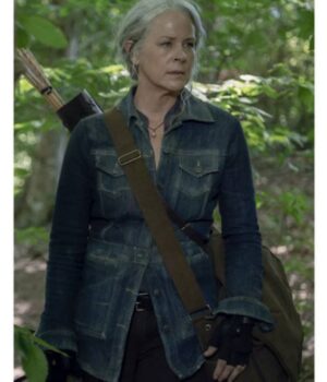 Melissa Mcbride The Walking Dead S10 Blue Denim Jacket