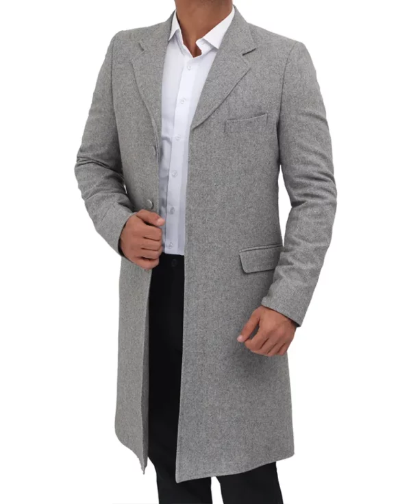 Mens Mid Length Coat