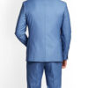 Mens Three Piece Blue Suit