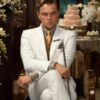 The Great Gatsby Jay Gatsby Suiting Fabric White Suit