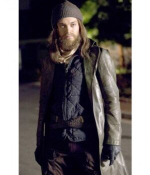 The Walking Dead Jesus Paul Rovia Green Leather Coat 2