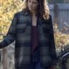 The Walking Dead S10 Maggie Rhee Flannel Plaid Jacket