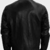 WWE Pro Wrestler Finn Balor Quilted Black Leather Jacket Back