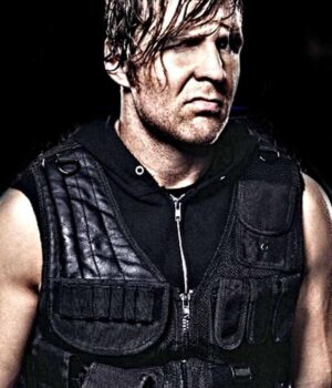 WWE Professional Wrestler Dean Ambrose Black Vest