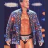 WWE Wrestler Chris Jericho Black Leather Light Up Jacket