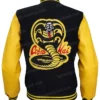 Cobra Kai No Mercy Snake Black and Yellow Jacket