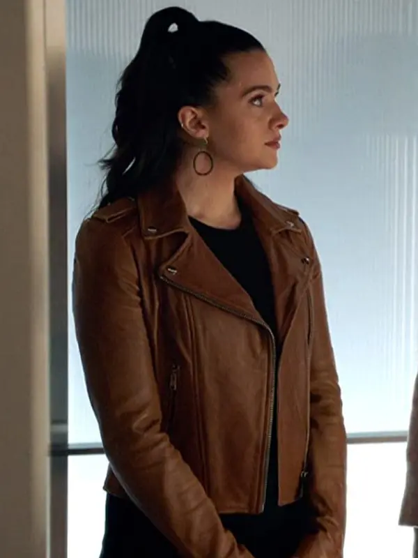 Jane Sloan The Bold Type Brown Leather Jacket