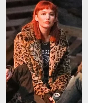 Kate Dibiasky Don’t Look Up Leopard Fur Jacket