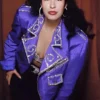 Selena Quintanilla Purple Motorcycle Jacket