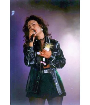 Selena Quintanilla Studded Leather Jacket