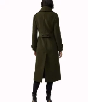 The Republic of Sarah Cooper Green Trench Coat